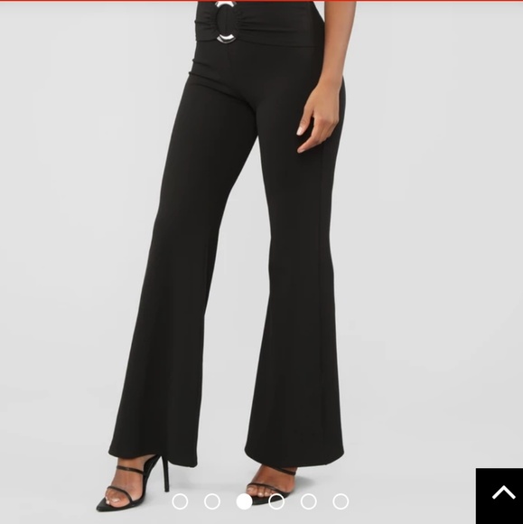 Belted Flare Pants - Picture 6 of 7